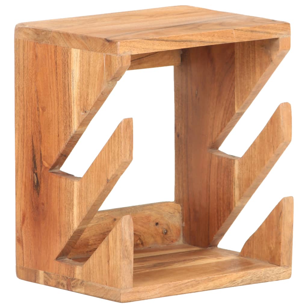 Veggmontert skateboardstativ 25x20x30 cm heltre akasie