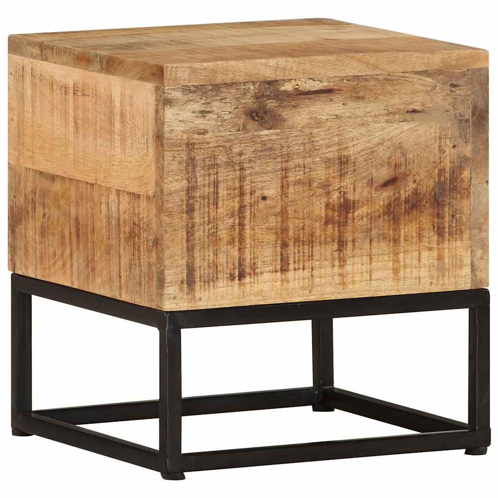 Sidebord 30x30x33 cm grovt heltre mango
