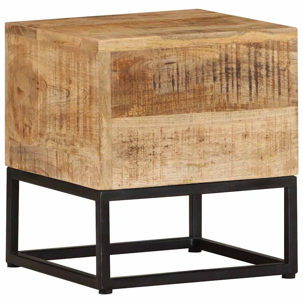 Sidebord 30x30x33 cm grovt heltre mango
