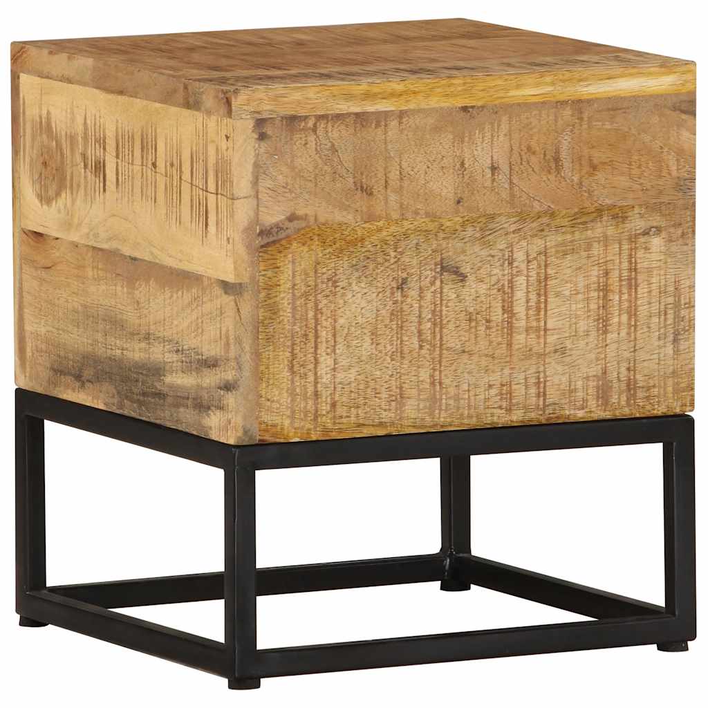 Sidebord 30x30x33 cm grovt heltre mango