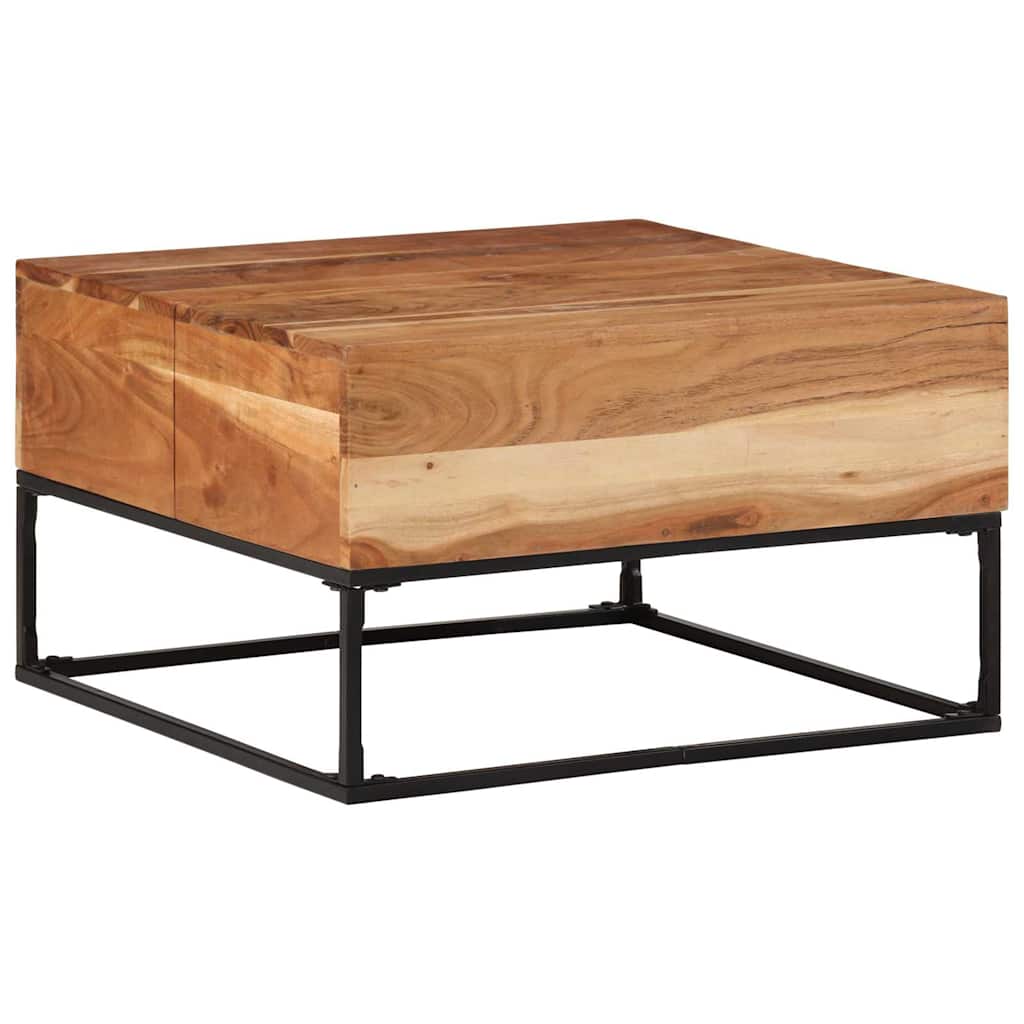 Salongbord 68x68x41 cm heltre akasie
