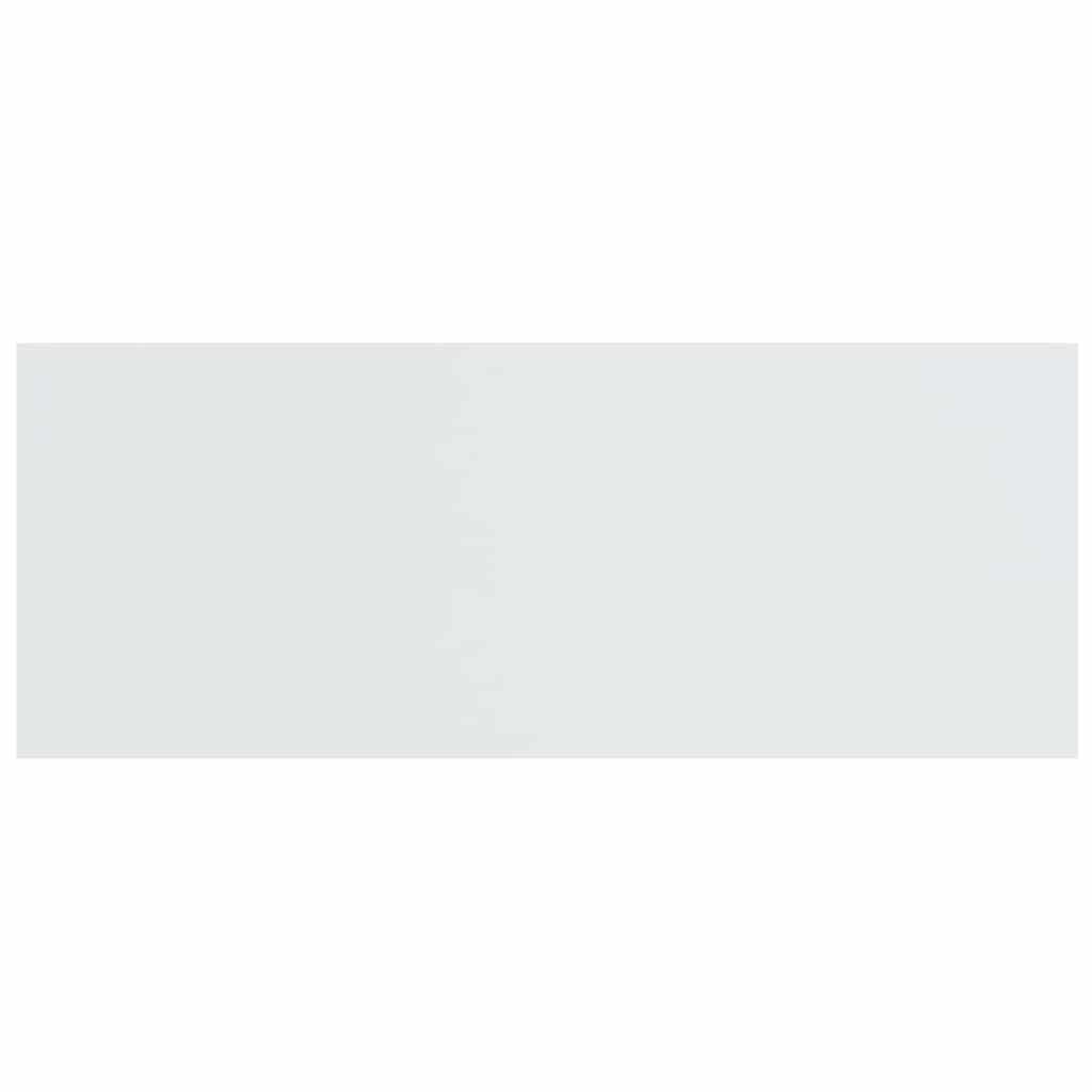 Flytende vegghyller 2 stk høyglans hvit 60x23,5x3,8 cm MDF