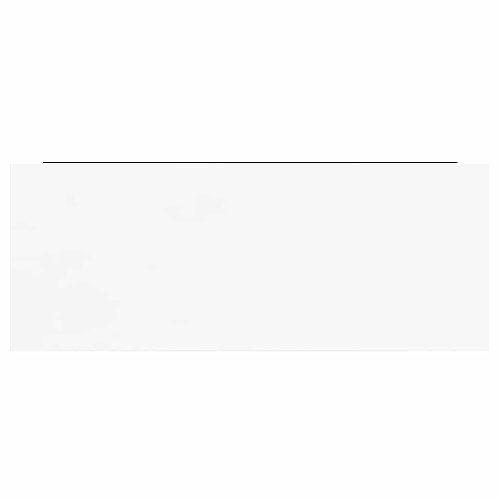 Flytende vegghyller 4 stk høyglans hvit 60x23,5x3,8 cm MDF