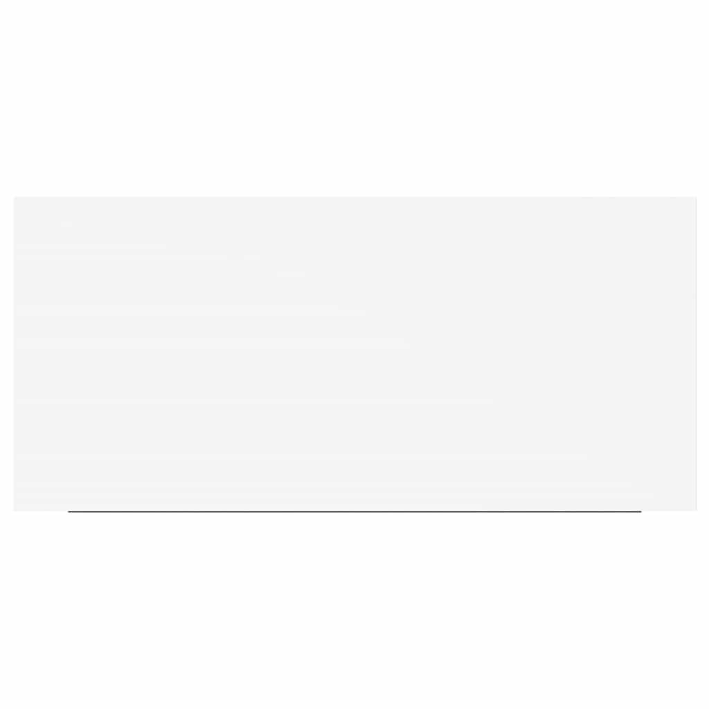 Flytende vegghyller 2 stk hvit 50x23x3,8 cm MDF