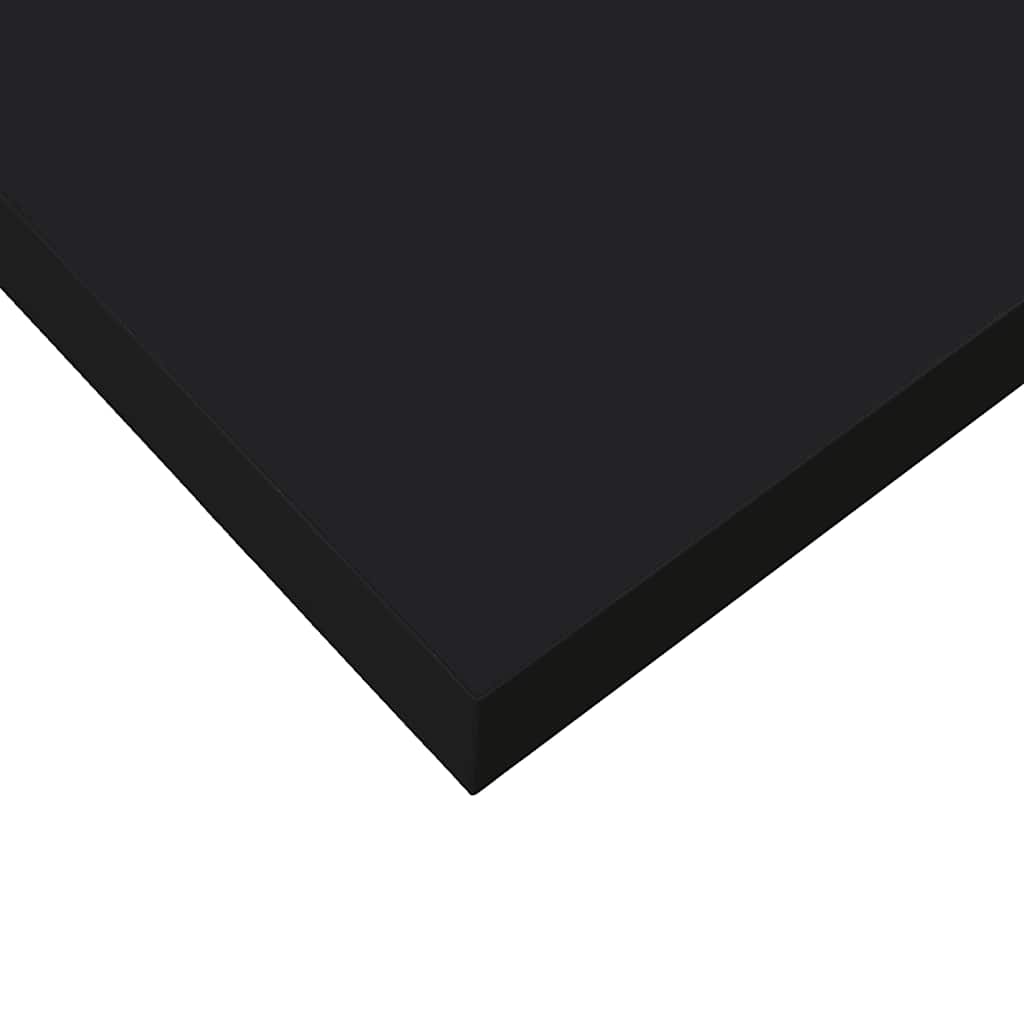Flytende vegghylle svart 120x23,5x3,8 cm MDF vidaXL