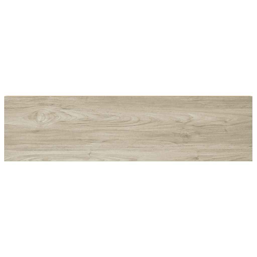 Flytende vegghyller 4 stk eik 90x23,5x3,8 cm MDF