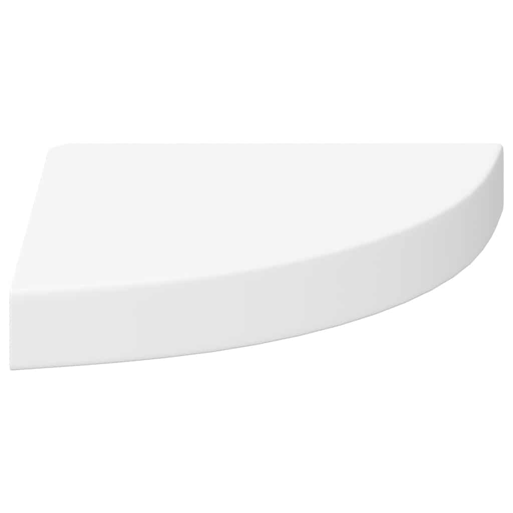 Flytende vegghylle hvit 25x25x3,8 cm MDF
