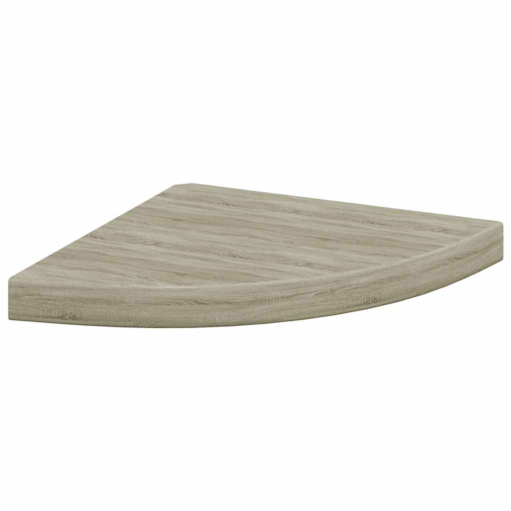 Flytende vegghylle eik 35x35x3,8 cm MDF