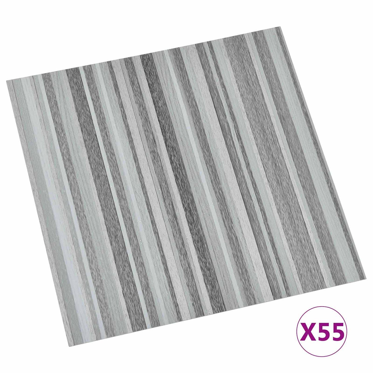 Gulvplanker 5,11 m² 55 pcs PVC Striper