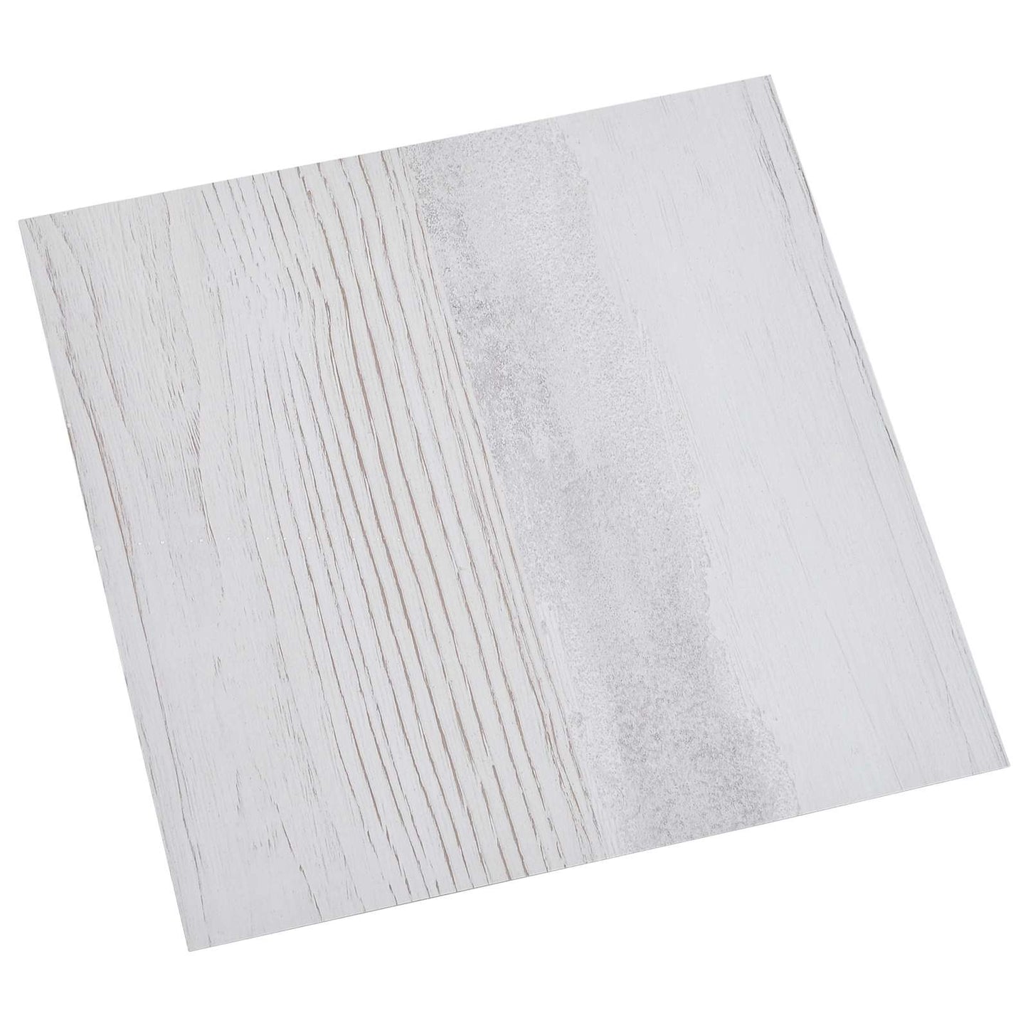 Gulvplanker 5,11 m² 55 pcs PVC Hvit og lysegrå