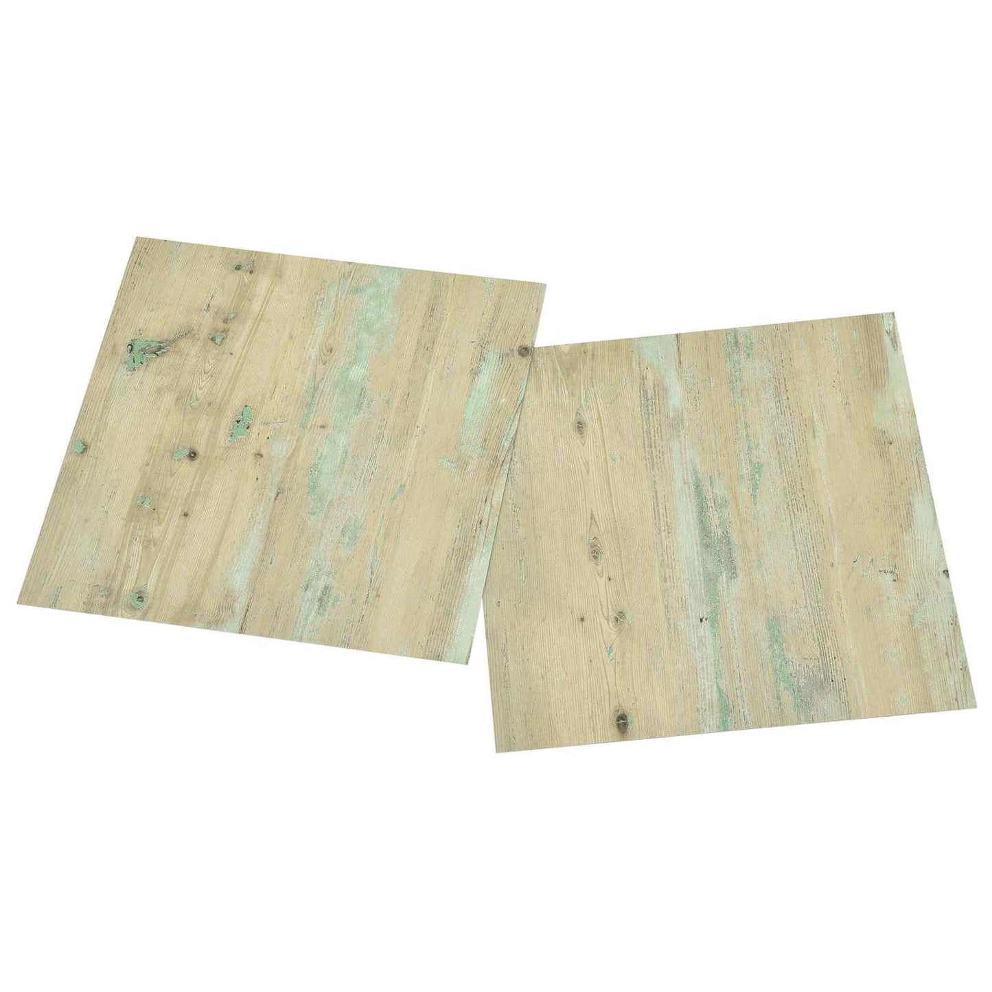 Gulvplanker 5,11 m² 55 pcs PVC Hvit og Lys Brun