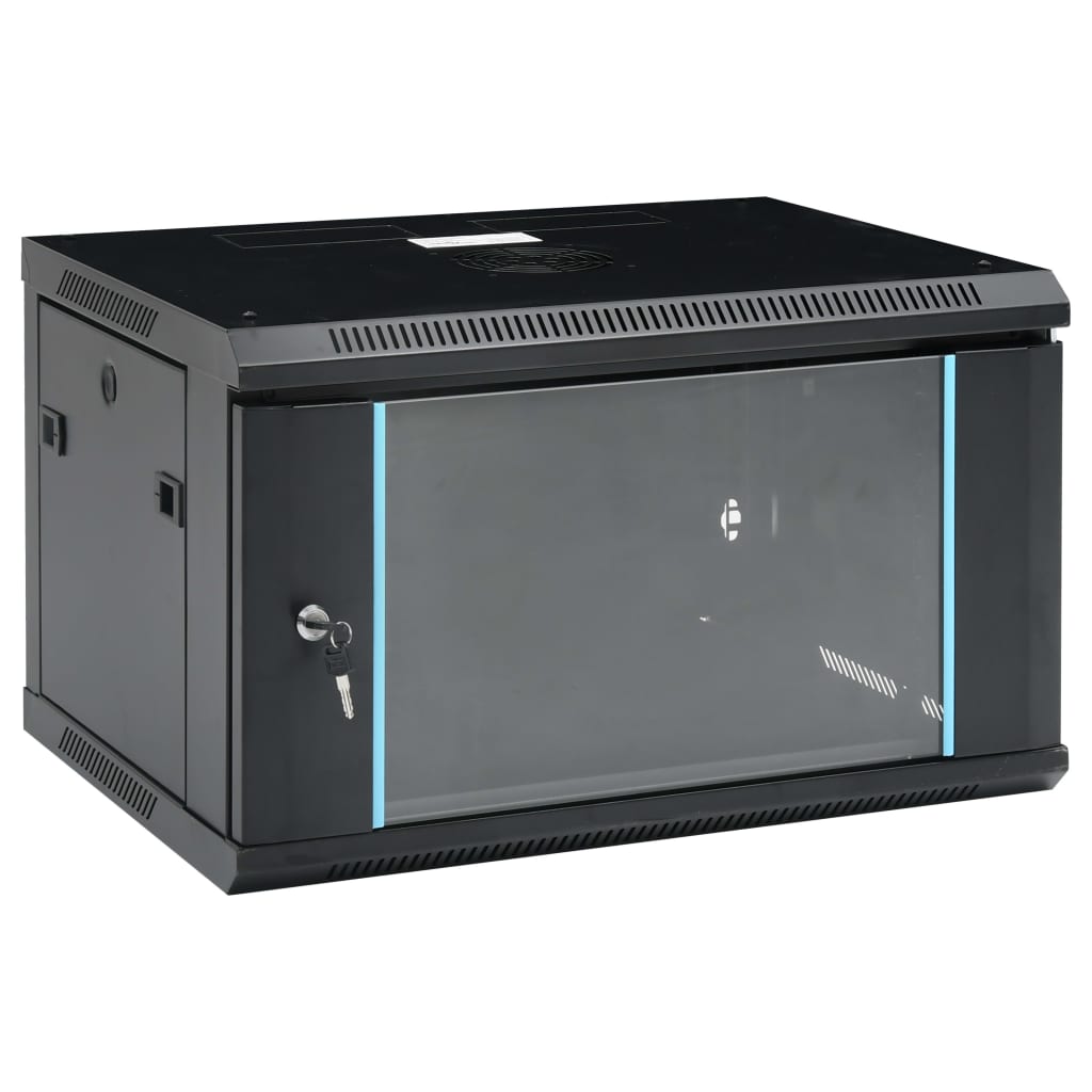 Nettverksskap 6U veggmontert 19" IP20 600x450x350 mm