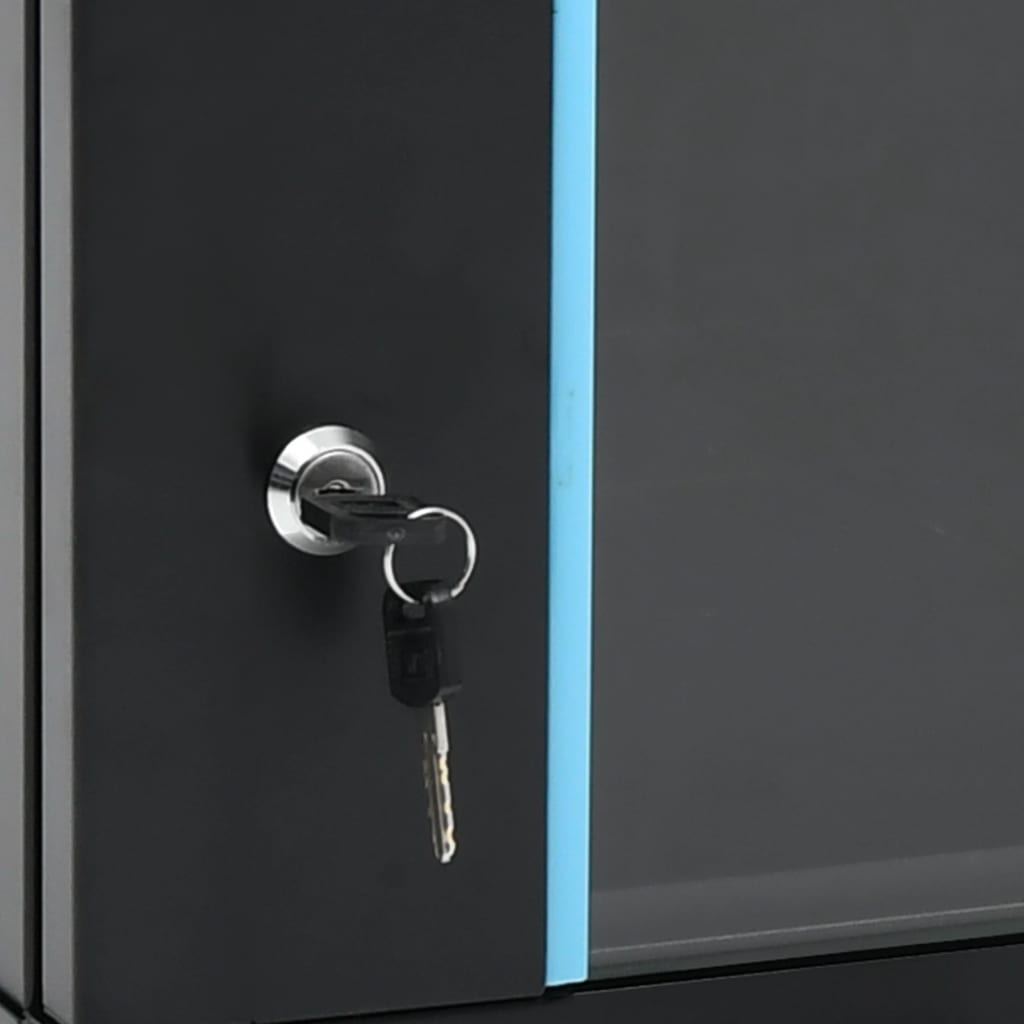 Nettverksskap 9U veggmontert 19" IP20 600x450x510 mm