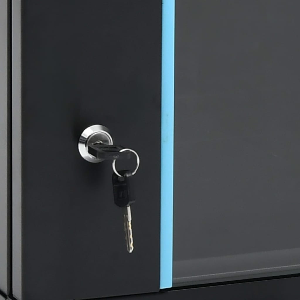 Nettverksskap 12U veggmontert 19" IP20 600x600x640 mm