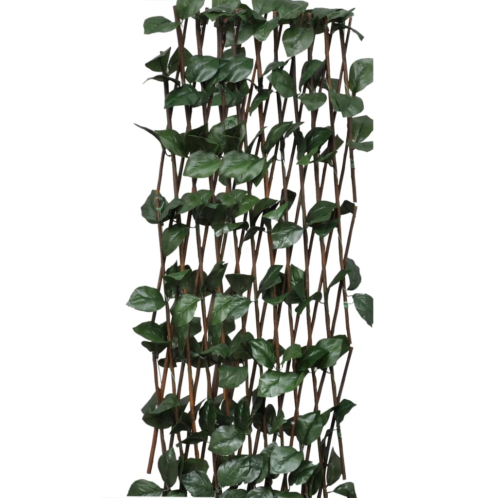 Espaliergjerder selje med kunstige blader 5 stk 180x60 cm