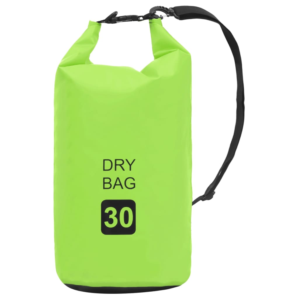 Tørrsekk grønn 30 L PVC