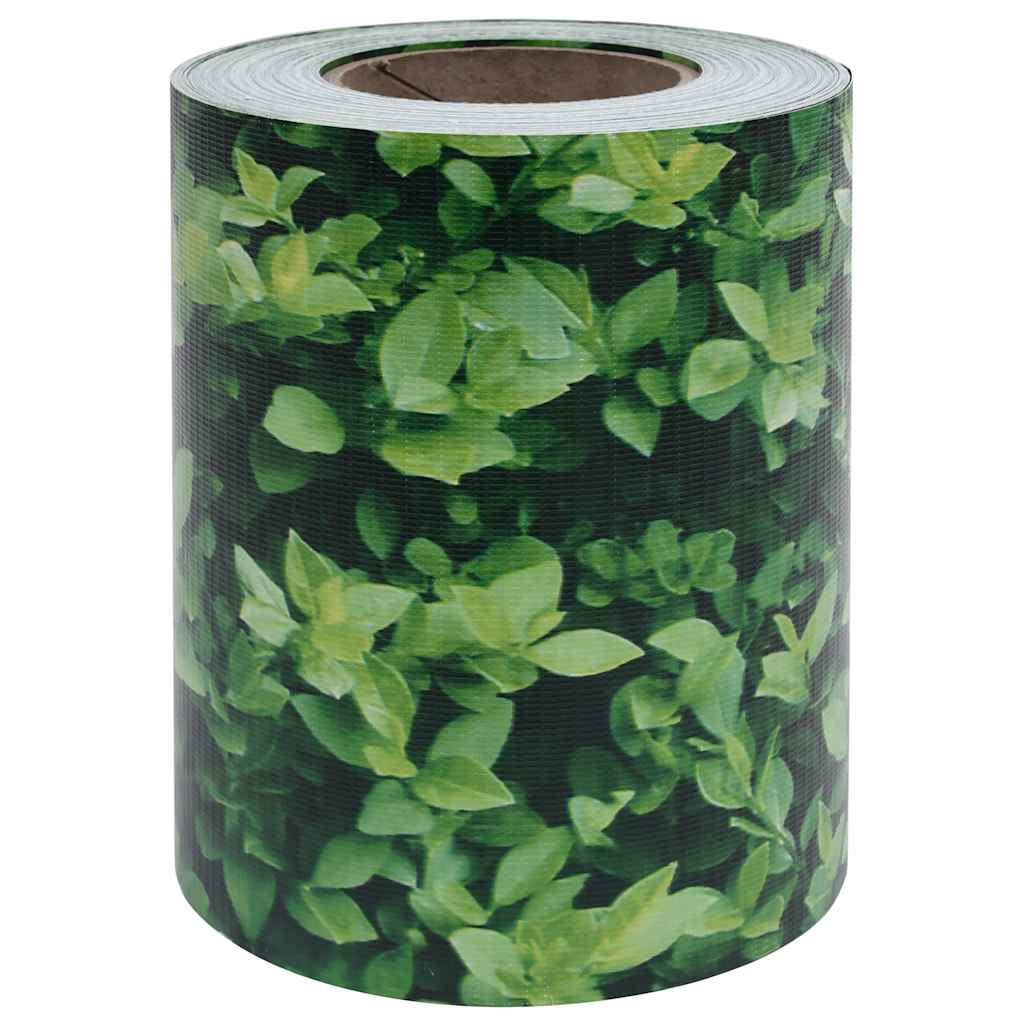 Hageskjerm PVC 35x0,19 m grønn