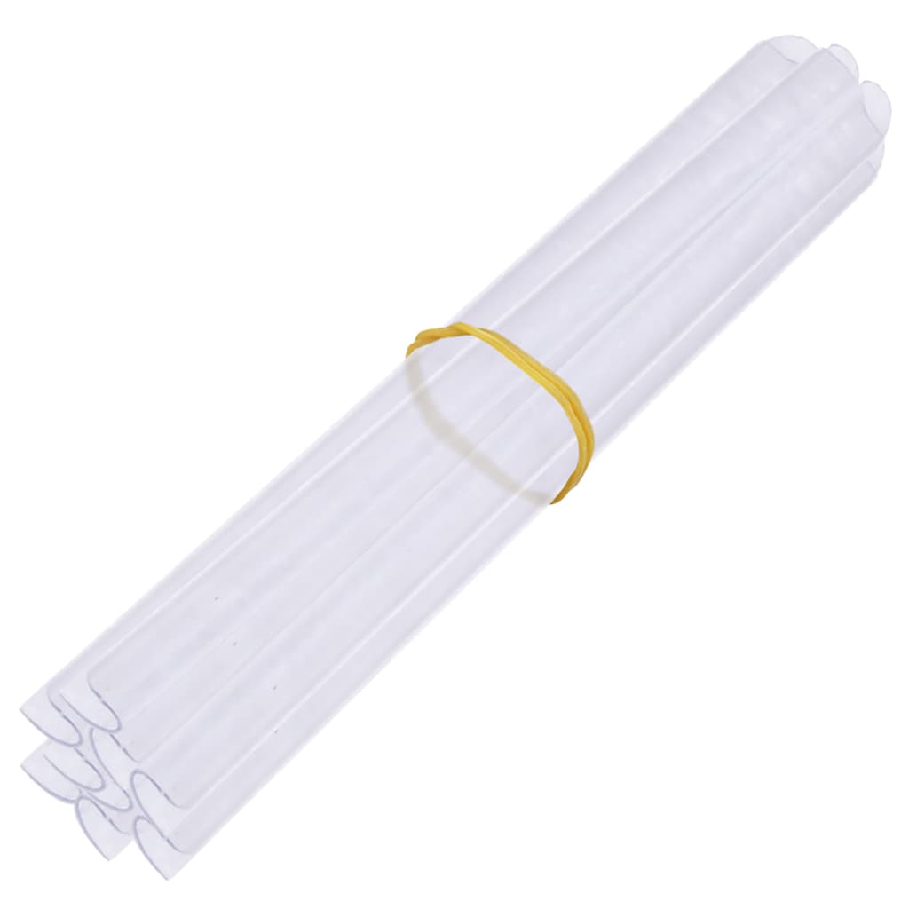 Hageskjerm 4 stk PVC 35x0,19 m kremhvit