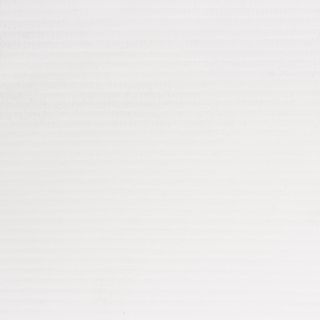 Hageskjerm PVC 35x0,19 m hvit