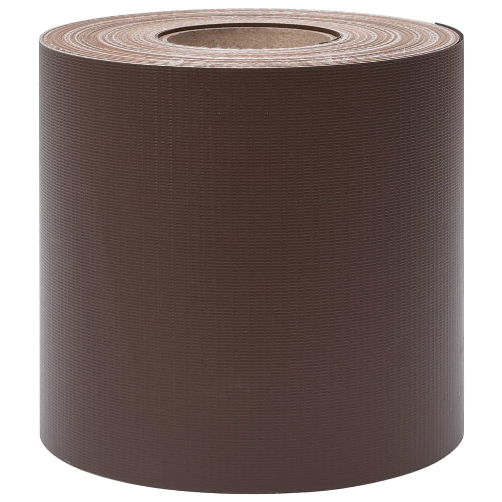 Hageskjerm PVC 35x0,19 m brun