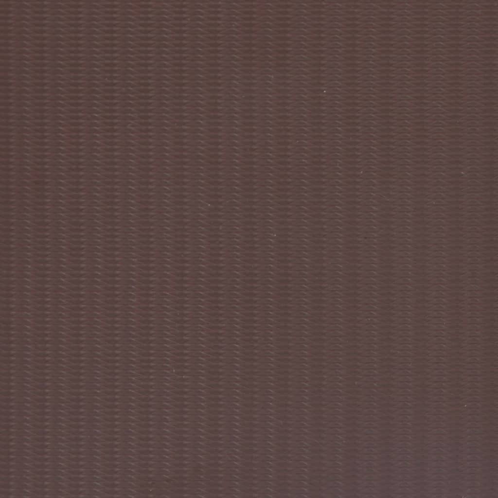 Hageskjerm PVC 35x0,19 m brun