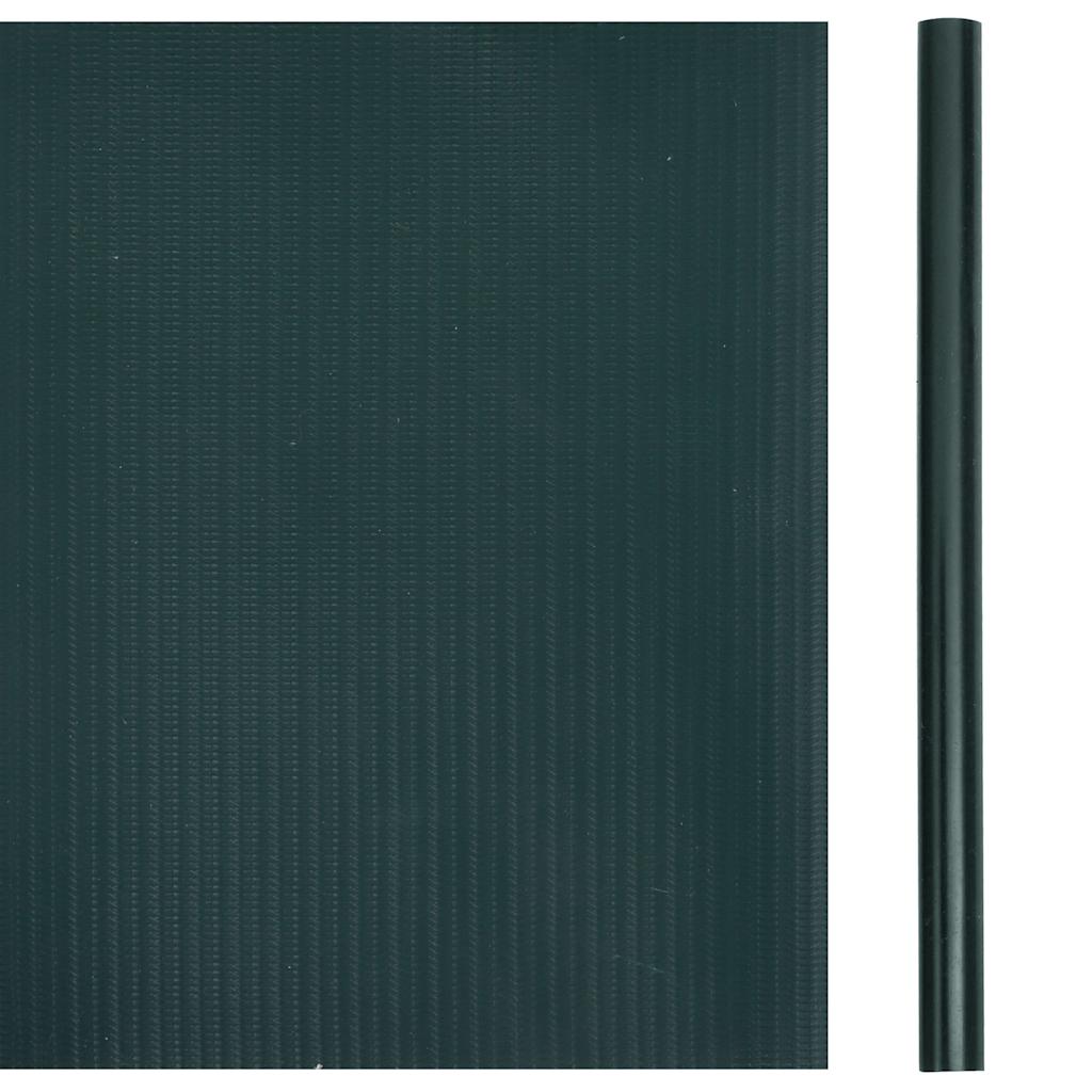 Hageskjerm PVC 35x0,19 m matt grønn