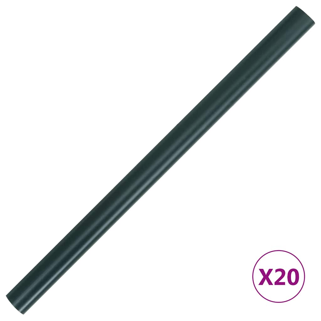 Hageskjerm PVC 35x0,19 m matt grønn