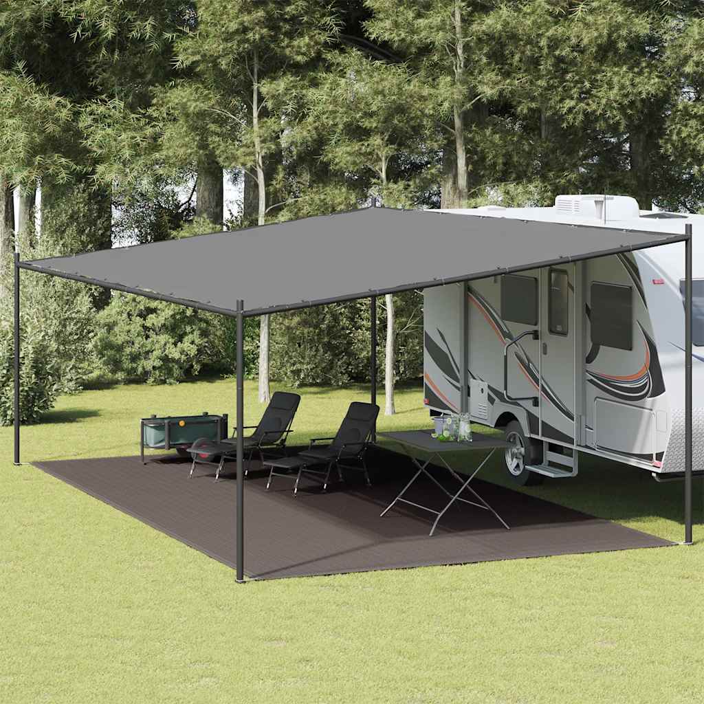 Teltteppe 400x800 cm antrasitt HDPE