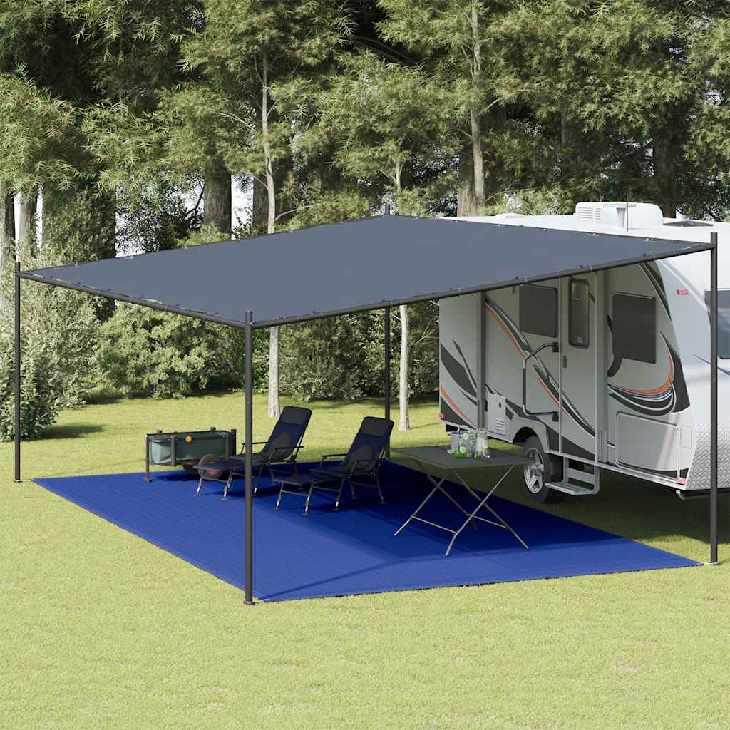 Teltteppe 400x700 cm blå HDPE vidaXL