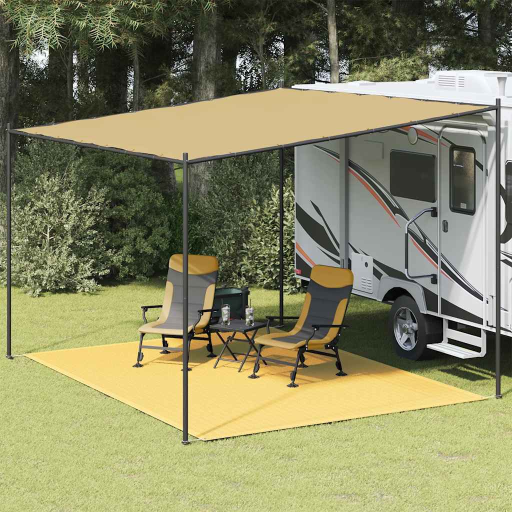 Teltteppe 300x400 cm beige vidaXL