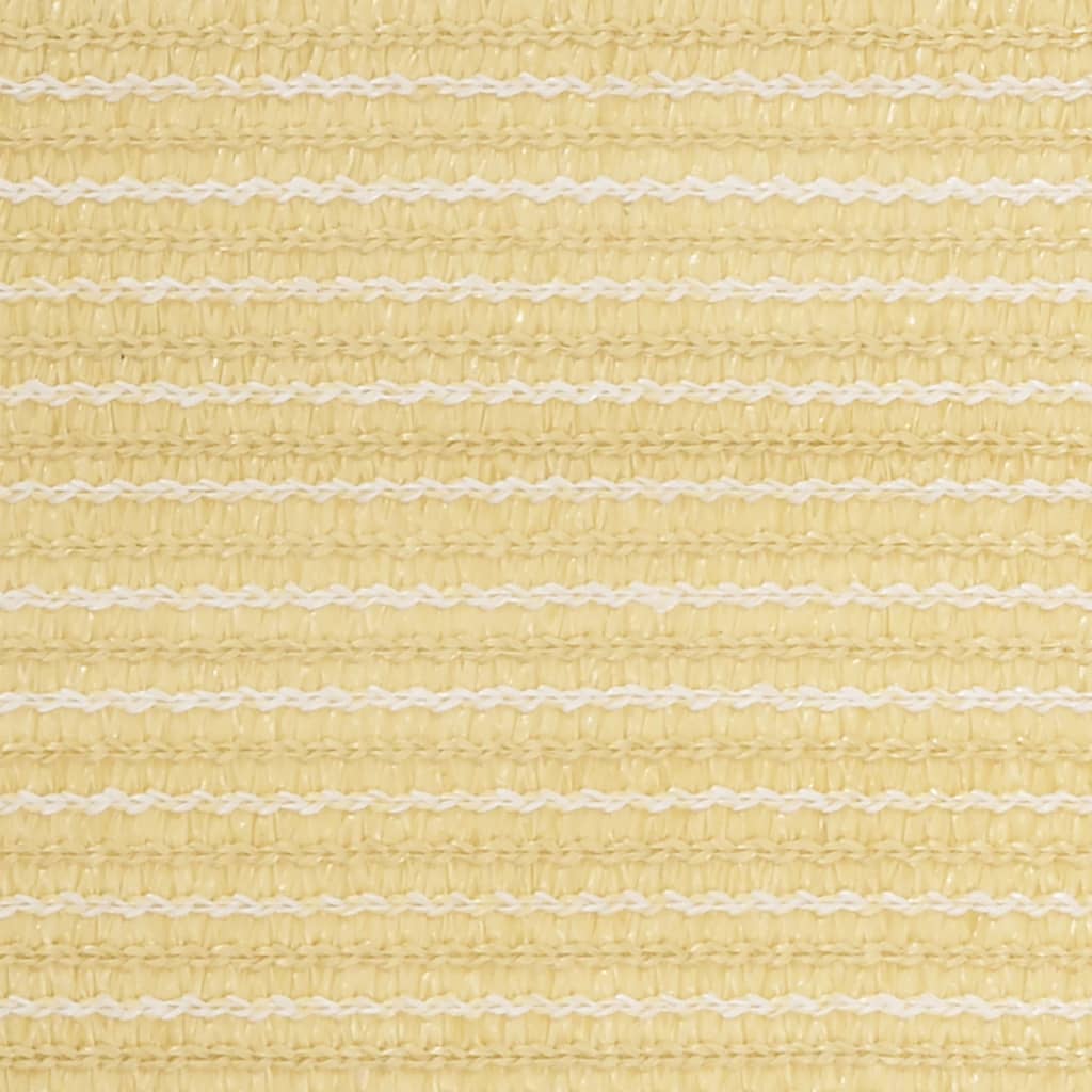 Balkongskjerm beige 75x600 cm HDPE