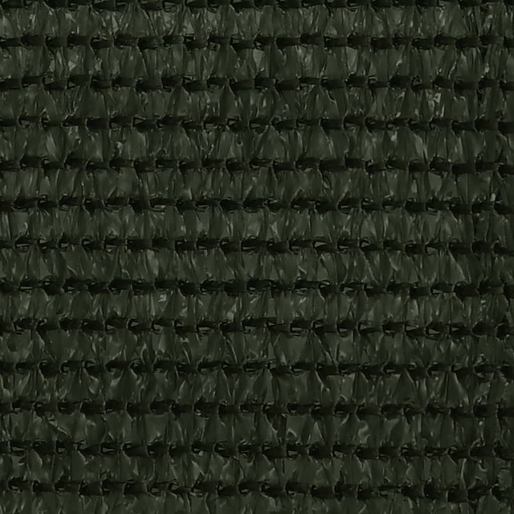 Balkongskjerm mørkegrønn 120x300 cm HDPE