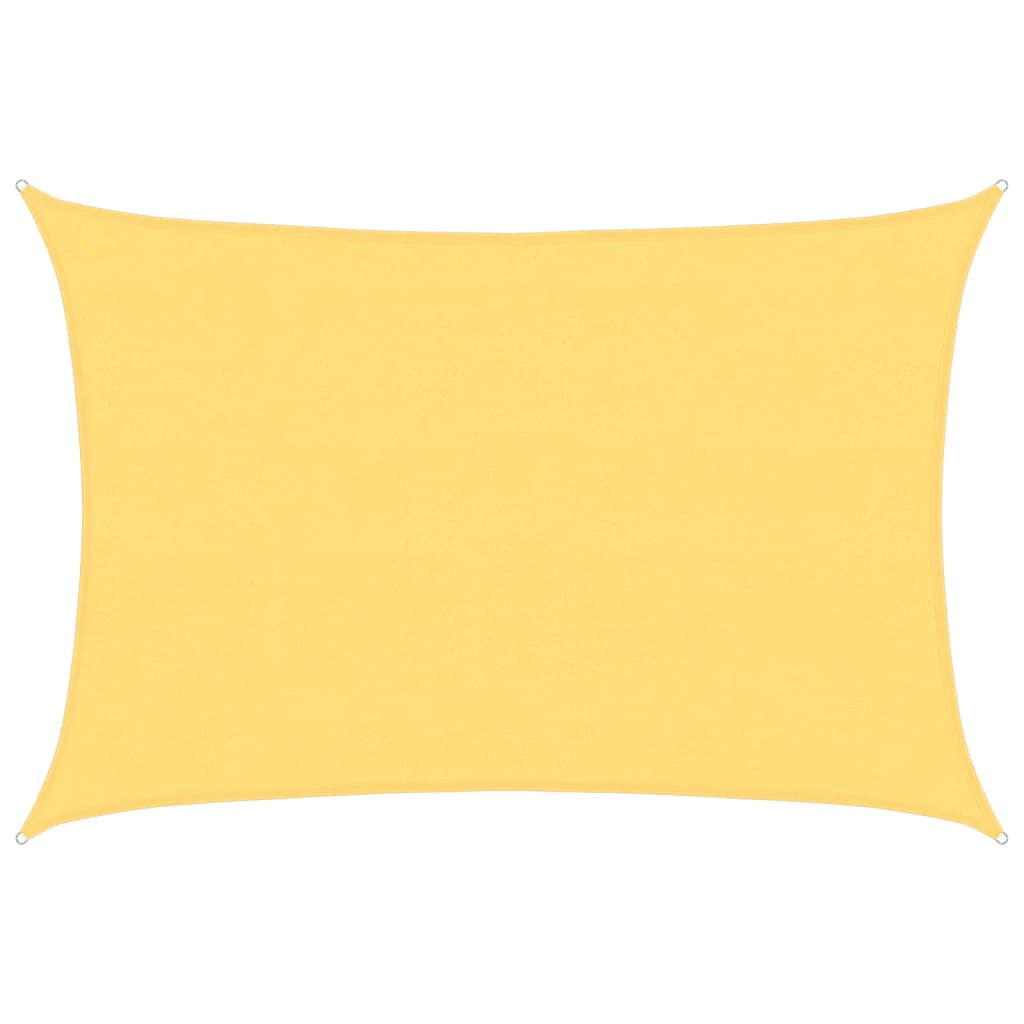 Solseil 160 g/m² beige 4x5 m HDPE