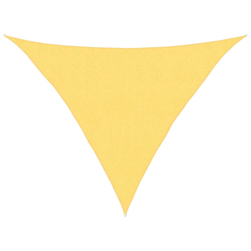 Solseil 160 g/m² beige 2,5x2,5x3,5 m HDPE