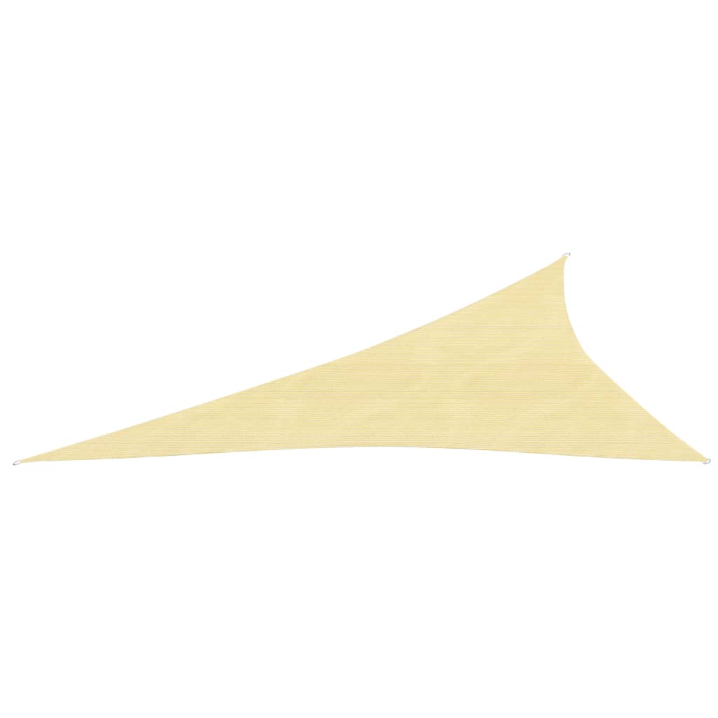Solseil 160 g/m² beige 3x4x5 m HDPE