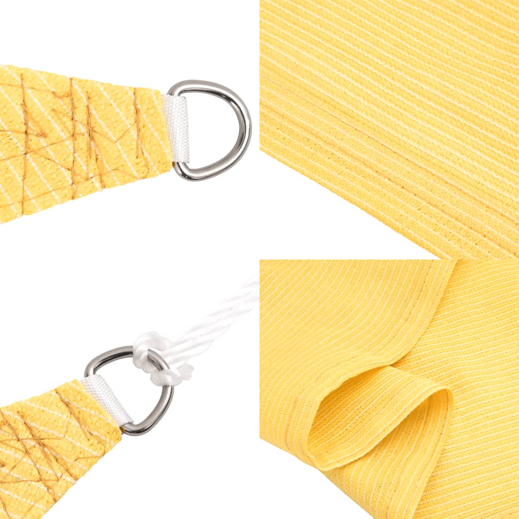 Solseil 160 g/m² beige 5x5x6 m HDPE