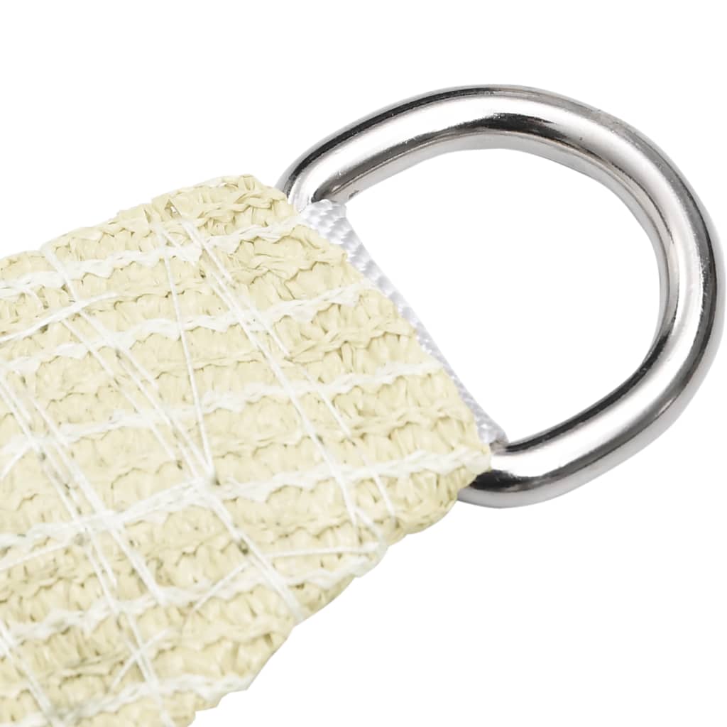 Solseil 160 g/m² kremhvit 3x5 m HDPE