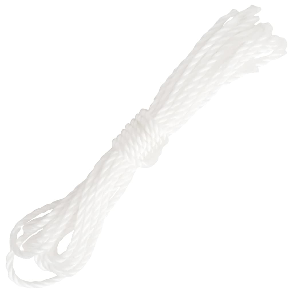 Solseil 160 g/m² hvit 4x7 m HDPE