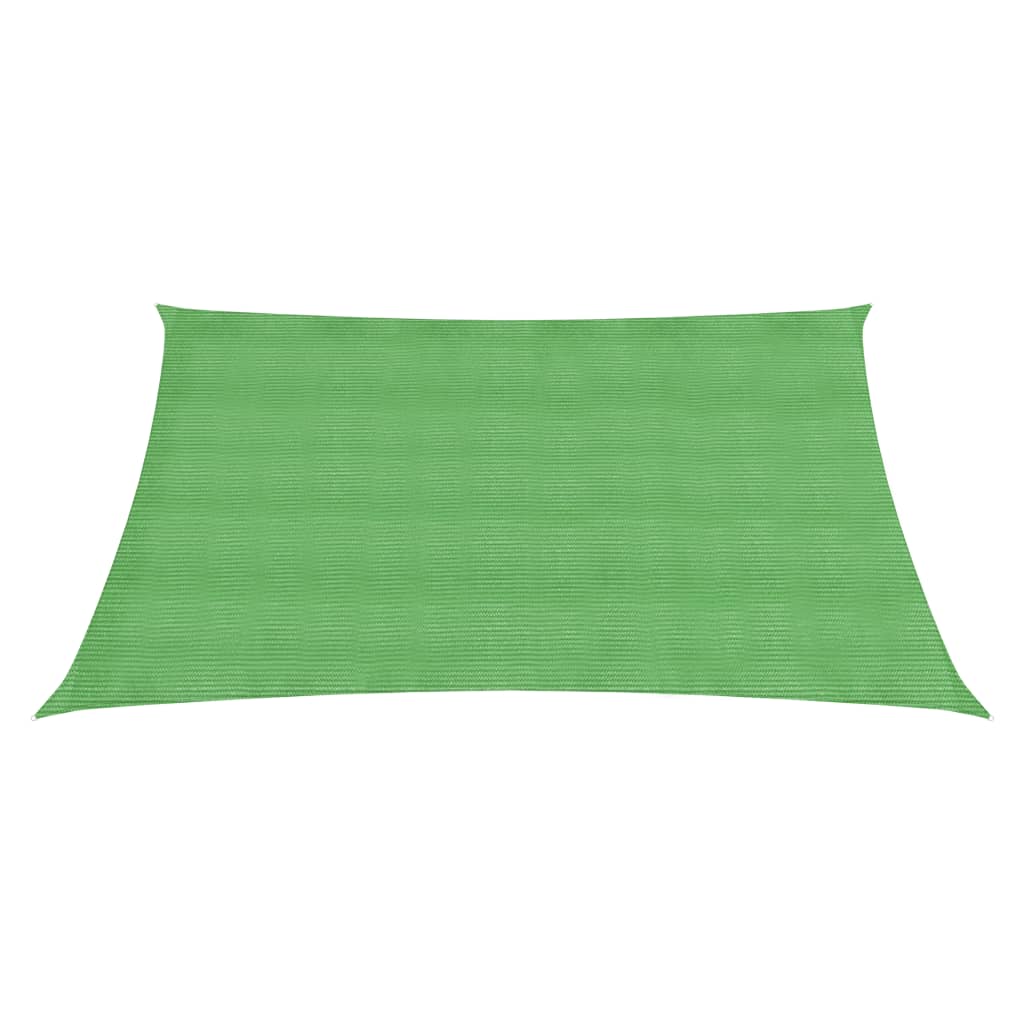Solseil 160 g/m² lysegrønn 3x3 m HDPE