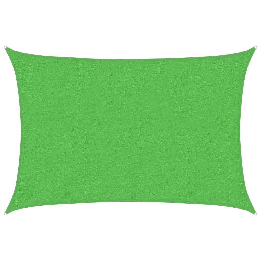 Solseil 160 g/m² lysegrønn 2x2,5 m HDPE