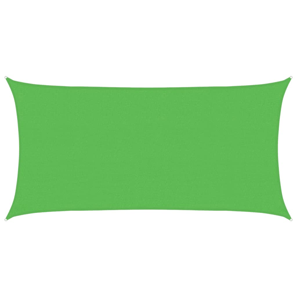 Solseil 160 g/m² lysegrønn 2x4 m HDPE