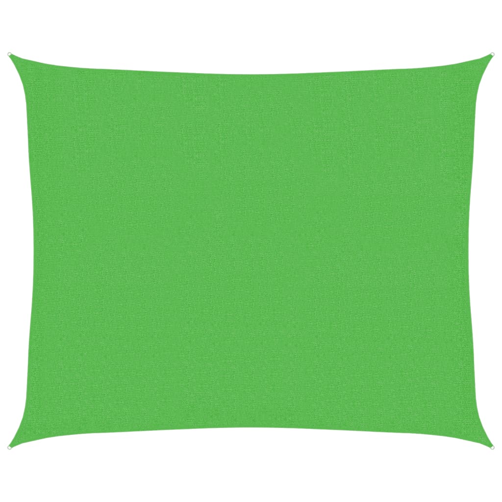 Solseil 160 g/m² lysegrønn 2,5x3 m HDPE