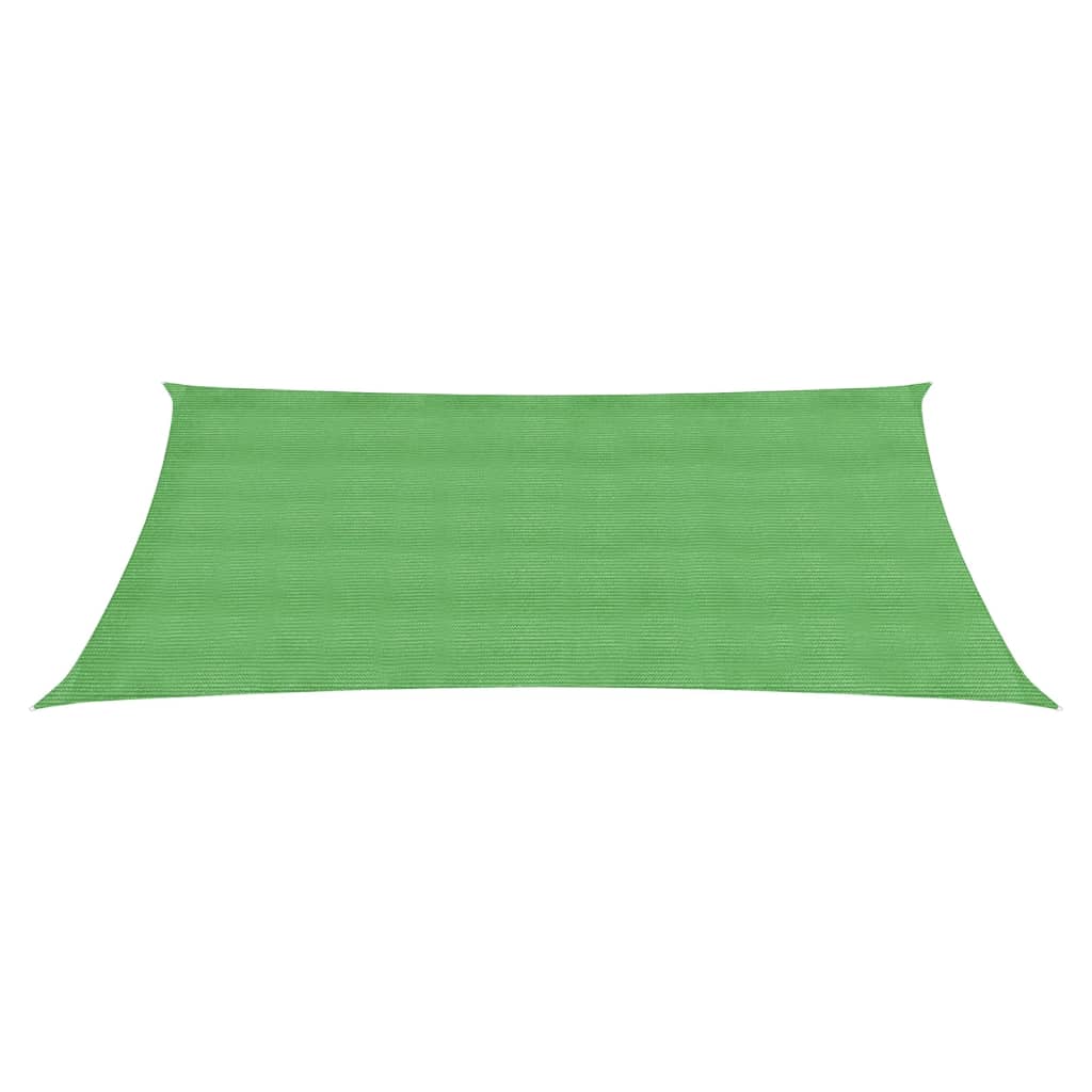 Solseil 160 g/m² lysegrønn 3x5 m HDPE