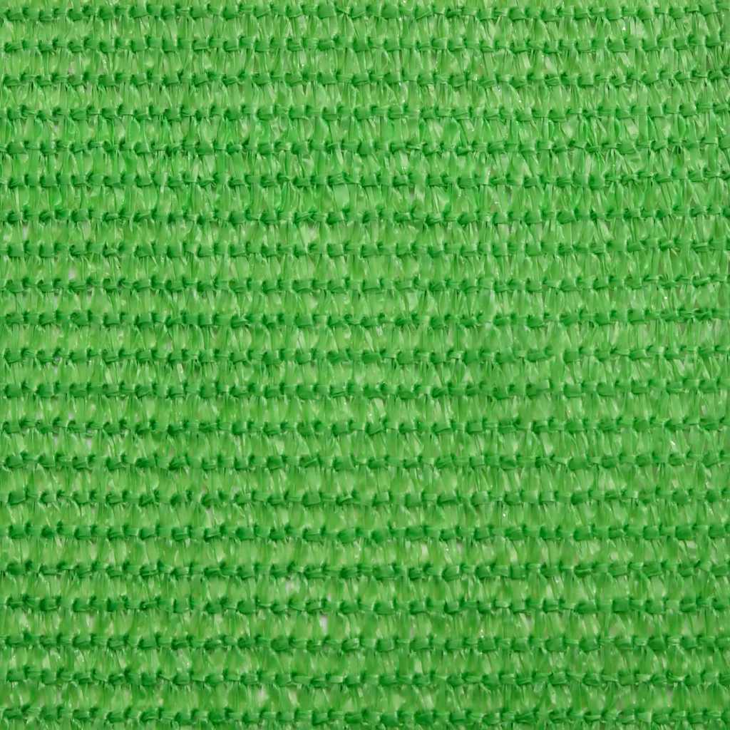 Solseil 160 g/m² lysegrønn 5x7x7 m HDPE
