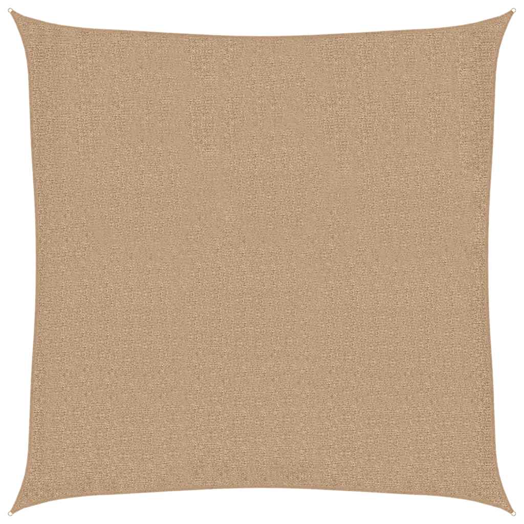 Solseil 160 g/m² gråbrun 4,5x4,5 m HDPE