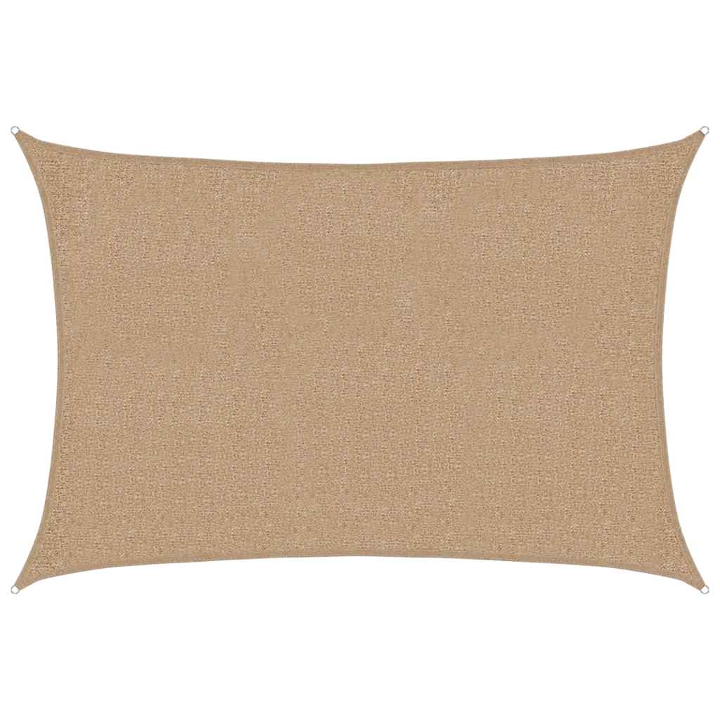 Solseil 160 g/m² gråbrun 2x2,5 m HDPE