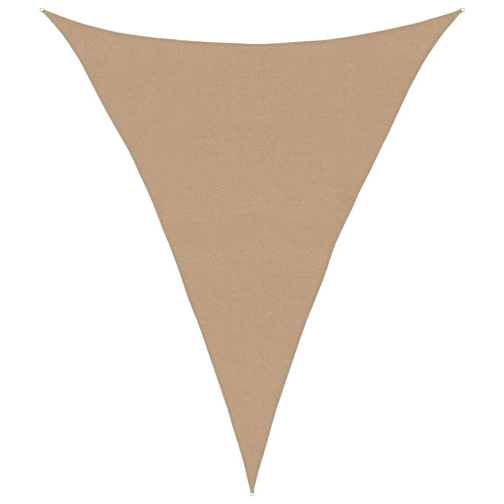Solseil 160 g/m² gråbrun 5x6x6 m HDPE