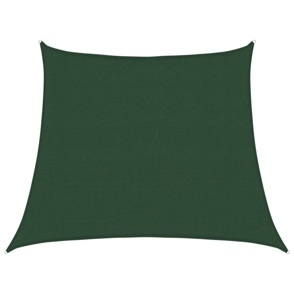 Solseil 160 g/m² mørkegrønn 3/4x3 m HDPE