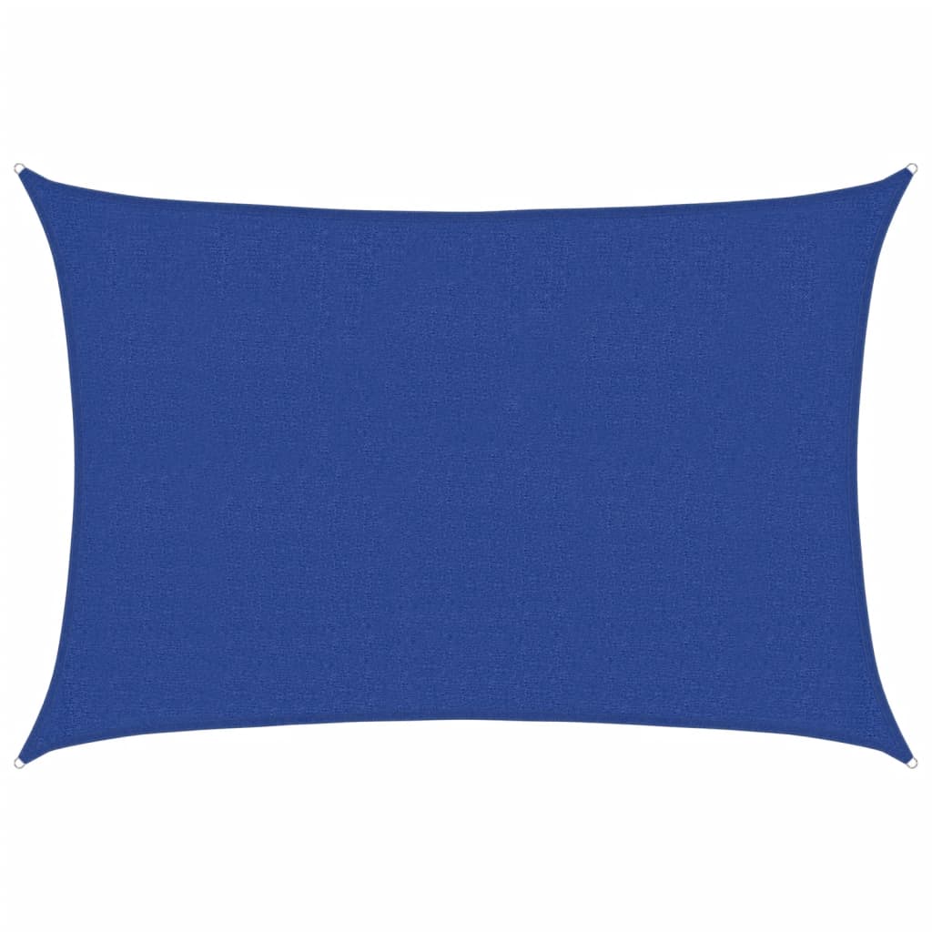 Solseil 160 g/m² blå 2,5x3,5 m HDPE
