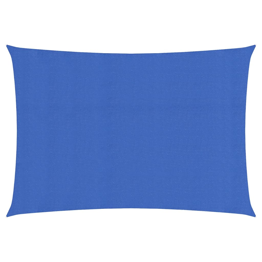 Solseil 160 g/m² blå 2,5x4,5 m HDPE